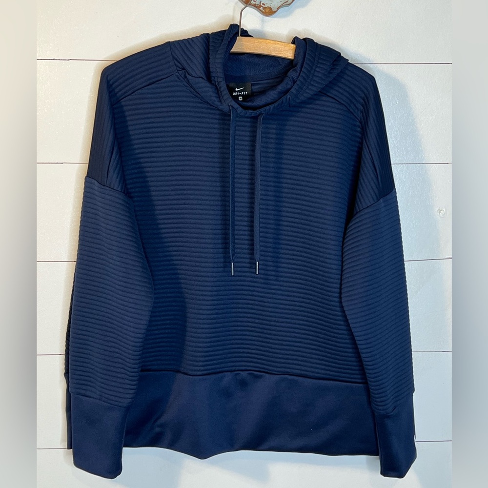 NIKE DRI FIT HOODED SWEATSHIRT SZ M
